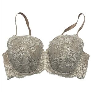 ThirdLove Balconette cream lace over nude plus size underwire bra size 42D